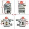 Lawn Mower Carburetor For Walbro WT-631 530071635 358798212 TE450 WA-226 Poulan TE400CXL XT250 XT600 XT400 XT300 PL25 PT17
