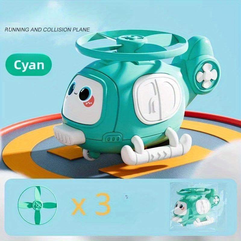 Airplane Boy 3 Year Airplane Bamboo Dragonfly Cartoon Helicopter UFO Toy Airplane Outdoor Game Child Gift