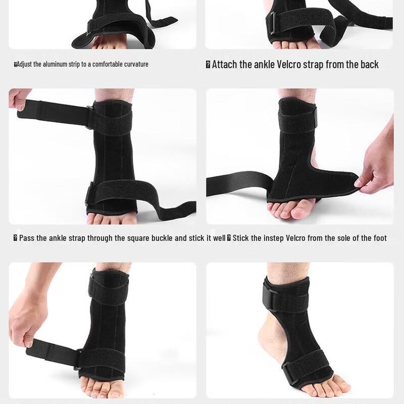 Lapeishi Ankle Support & Foot Drop Brace (3-Pack)