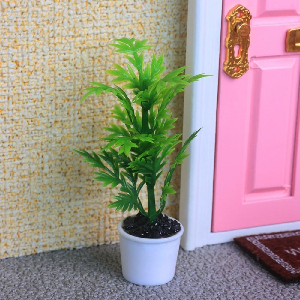 1:12 Dollhouse Miniature Simulation Vase 8 Styles Finished Flower Miniature Dollhouse Decorations
