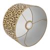 E27 E14 Metal Lamp Shade Metal   Lampshade Art Carved Hollow Lampshade with Shading Lining 25cm Water Grass Leaves