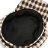 Korean Style Plaid Beret Hat Keep Warm Women Octagonal Cap Literary Women Painter Hat  Girl