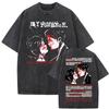 Wypłukana Vintage Koszulka Rockowa My Chemical Romance The Black Parade Tour 2025 Męska Damska Moda Punk Emo Luźne Koszulki
