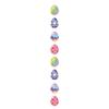 2026 Colored Egg Easter Eggs Pendant Paper Happy Easter Party Colorful Eggs Pendant DIY Hangings Pendant Kids