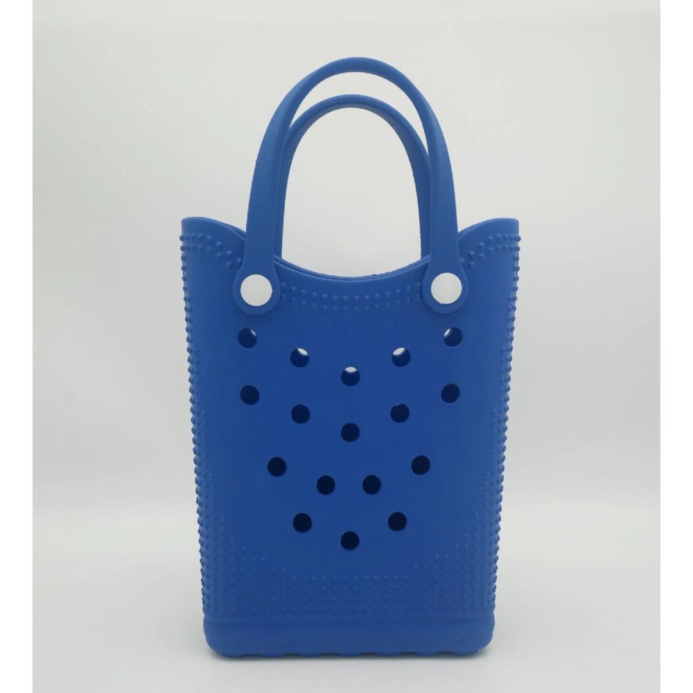 DIY Holes Beach Bag Mini Storage Bag Fashion Tote Bag Women