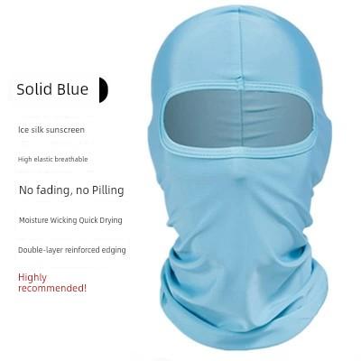 Summer Sun Protection Mask Scarf Head Cover Cycling Magic Headband Men Motorcycle Female Fishing Ice Silk Full Face Sun Protection