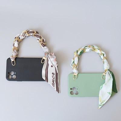 Nowe modne etui na telefony damskie łańcuszki eleganckie akcesoria części odpinany kwiatowy ładny pasek na telefon łańcuszek na rękę