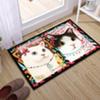 New Flannel Floor Mat Cat Digital Printed Carpet Kitchen Water Absorption And Dirt Resistant Rug Home Decoration