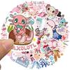 50 Salamander Axolotl Graffiti Stickers for Laptop, Water Bottle, and Journal - Waterproof DIY Cartoon Decorations