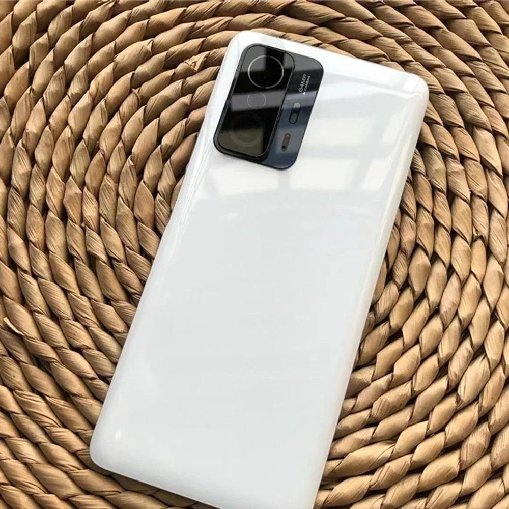 Parts Transparent Glass Battery Back Cover for Xiaomi 11T Pro Replacement+Adhesive Sticker for Xiaomi 11T Mobile Phone