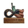 250th Anniversary Bell Ornament United States of America Desktop Decoration Commemorative Sculpture 1776 to 2026 Historical Patriotic Display
