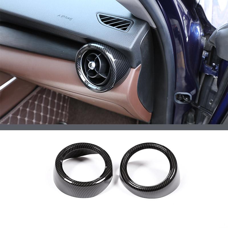 ABS Carbon Fiber For Alfa Romeo Stelvio 2017- Car Interior Trim Sticker Accessories Car Modification Car Styling