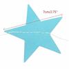 High-quality Star Paper Garland In Gold Silver And Blue For Festive Celebrations