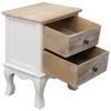 Nightstand 35 x 30 x 50 cm Paulownia Wood