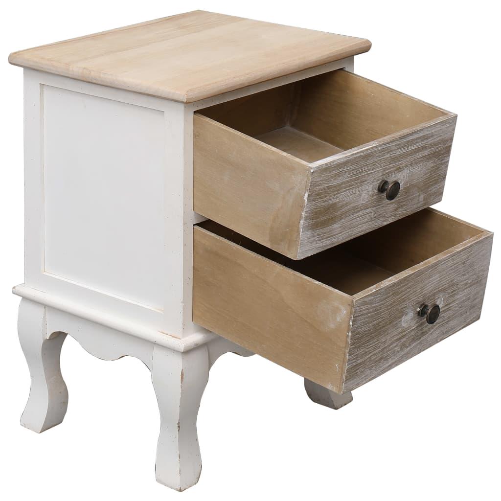 Nightstand 35 x 30 x 50 cm Paulownia Wood