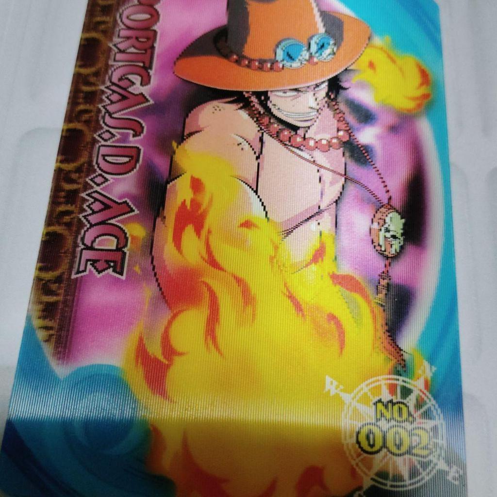 Used One Piece 10th ANNIVERSARY 3D Card, Mint Condition, No. 002 Ace