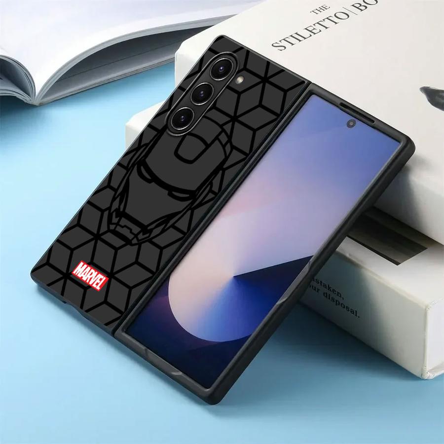 

Задняя крышка чехол для телефона для Samsung Galaxy ZFold6 ZFold7 Z Fold 7 6 5 4 3 ZFold3 ZFold5 ZFold4 Логотип супергероев Marvel Мстители Galaxy Z Fold6