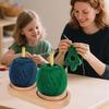 Wooden Yarn Rotating Hanging Yarn Holder for Crocheting and Easy To Portable Yarn Yarn Yarn Yarn Knitting Yarn Knitting Crochet Great Cone Winder