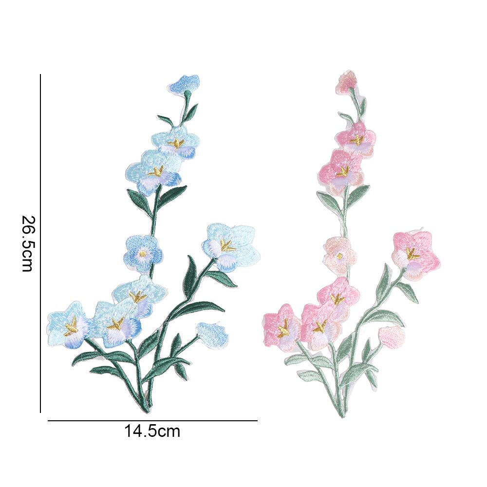 Iron on Clothing Applique Elegant Clothes Patches Flower Embroidered Patches Sewing