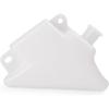 Mallofusa Motorrad Kühler Kühlmittelbehälter Überlaufbehälter Ersatz Kompatibel für Yamaha YZF-R1 2007-2008 Weiß