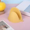 1 Pair Mini Oven Gloves Silicone Heat Resistant Cooking Pinch Mitts Potholder Insulated Gloves for Kitchen BBQ Baking Cooking Grilling