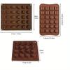 Silicone Chocolate Mold 3D Baking Candy Pastry DIY Tool Easy Release for Various Shapes Perfect for Birthday Cake Decorations