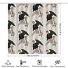 Vintage Angel Wing Man Shower Curtain Artistic Biblical Decor Bathroom Fabric Backdrop Wall Hanging Home Textile