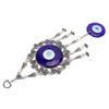 Blue Eye Wall Hanging Ornament Unique Pendant Hollow Flowers Turkish Lucky Wall Ornament for Home OfficeEyes
