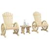 VidaXL Garden Lounge Set 3 Pcs, Patio Chairs and Table, Furniture Set, Outdoor Patio Terrace Furniture, Wood of 3207121