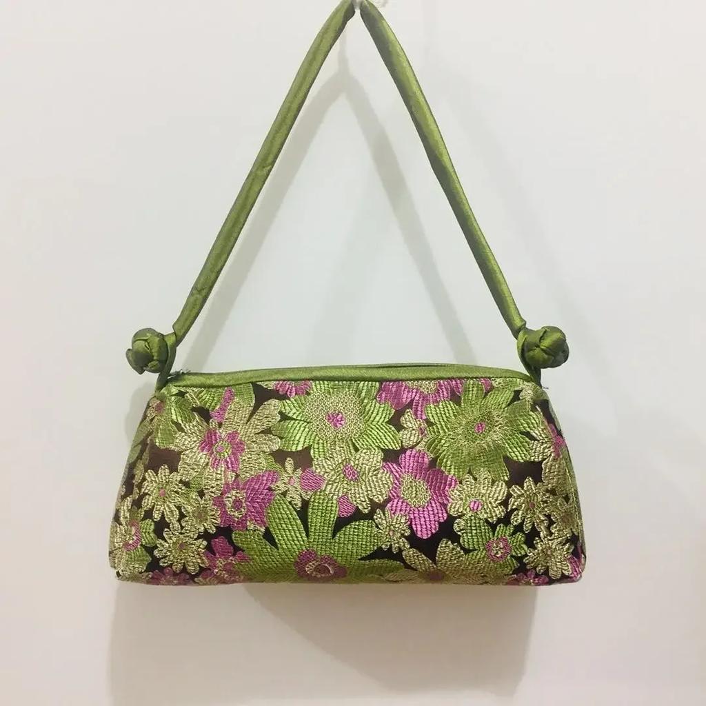 Mode Luxus Chinesischer Stil Seidenbeutel Damen Handtasche Japanische Handstickerei Tragetaschen Cheongsam Weibliche Cosplay Taschen Clutch