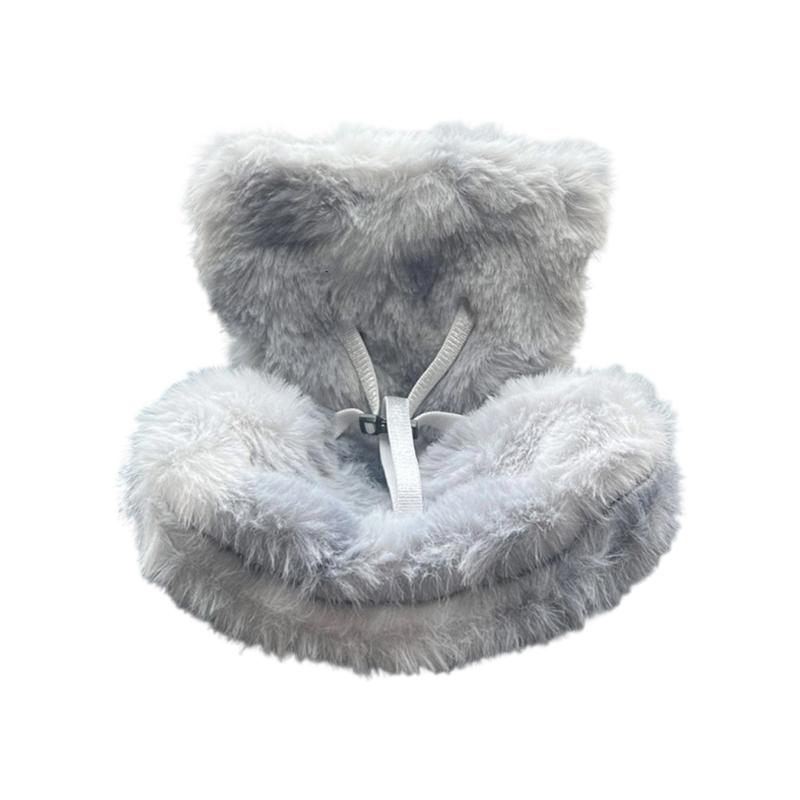 

Cozy Miniature Furry Car Chair With Safety Strap For 10-17cm Dolls Display Home Office Vehicle Decors