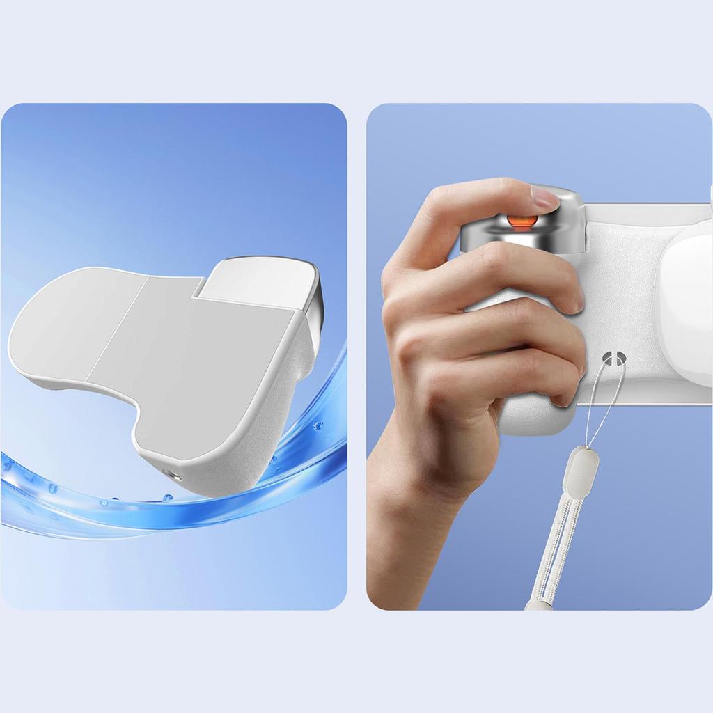 Magnetic Rotatable Camera Grip Wireless Selfie Handle With Shutter Travel Outdoor Sports Photography For Smartphone, Men Women