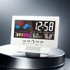 Multifunktionale Digitale Wetterstation Thermometer Hygrometer Bunte Temperatur Feuchtigkeit Uhr Wecker Kalender Wettervorhersage