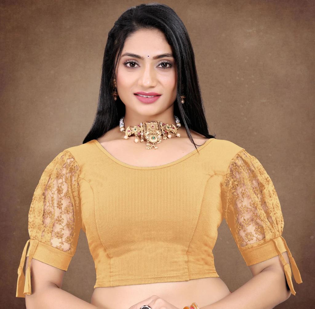 Women Cotton Laycra Blend Designer Blouse Indian Bollywood Beautiful Choli Dress