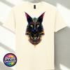 Bastet Cat Goddess T Shirt Egyptian Mythology Graphic Tee Fantasy Art Gift S2XL