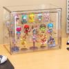 Pop Mart Transparent Acrylic Display Stand: Dustproof Magnetic Storage Box for Figures
