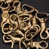 WUTA Brass Keychain with Rotating Snap for DIY Leather and More 5-Piece Hooks, 12mm, Crafts, Crafts,