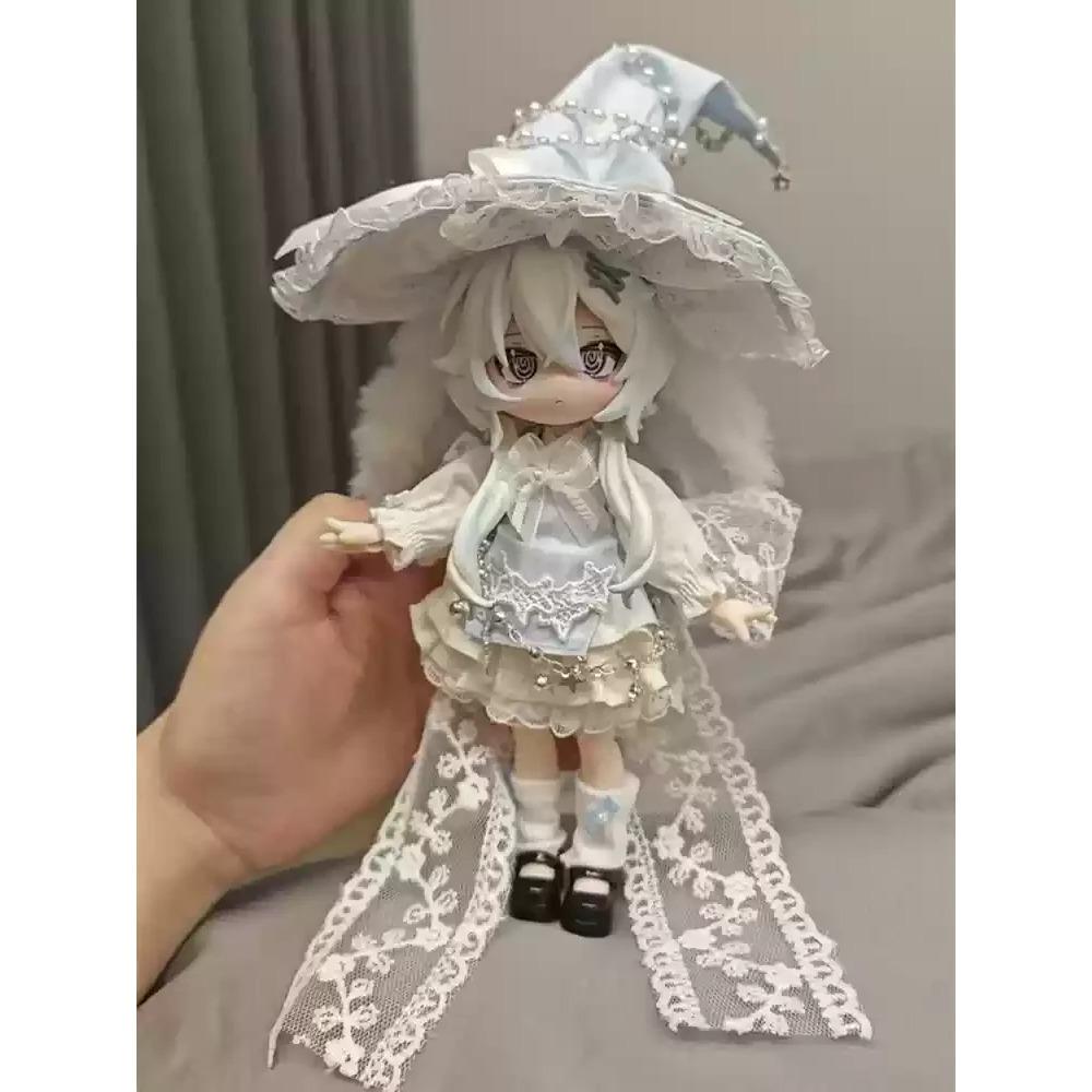 

Оригинальная несъедобная кукла 1/12 Bjd Blind Box Каваий подвижная игрушка Экшн-фигурка Украшение для стола Подвеска Коробка-сюрприз Подарок на день рождения