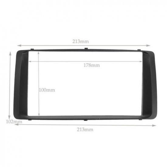 2 Din Stereo Radio Fascia Plate Panel Frame For Toyota Corolla 2003-2006