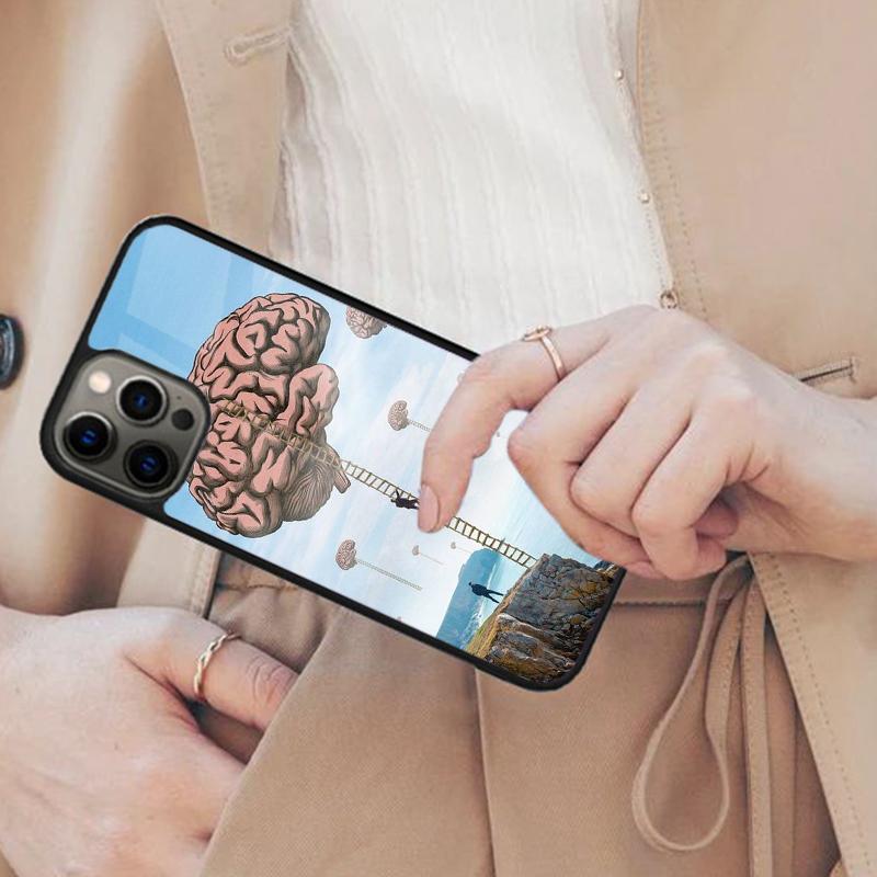 Brain Art Magnetic Phone Case For APPLE iPhone 17 Air 16 14 13 12 Pro Max 15 Plus Wireless Charge With MagSafe Cover