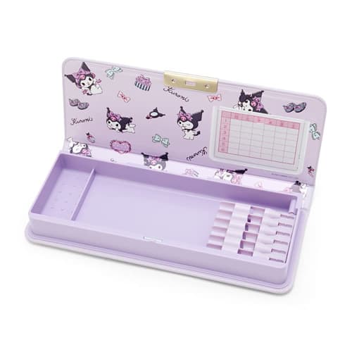 Sanrio Pencil Case Kuromi Kuromi-chan Kuromi Kids Learning Stationery Character 22.2 x 2.5 x 8.4cm 688487