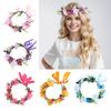Butterfly Flower Crown Brides Bridesmaids Bohemian Flower Crown Fairy Style Hair Wreath Floral Headband for Wedding Flower Girls