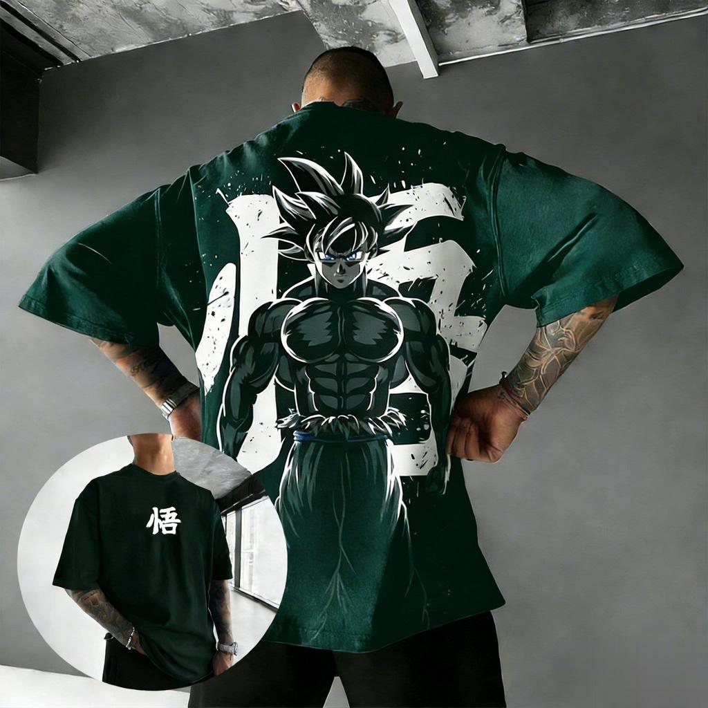 2026 Summer Y2k Dragon Ball Goku Graphic T Shirt Men Women Anime Print Oversized Cotton Short Sleeve Tee Streetwear Casual Tops