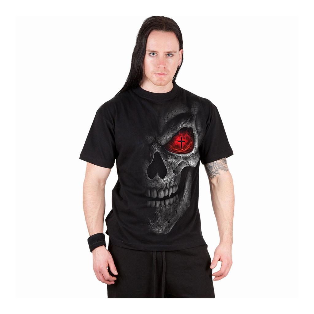 Spiral Direct Unisex Adult Death Stare Back Print T-Shirt
