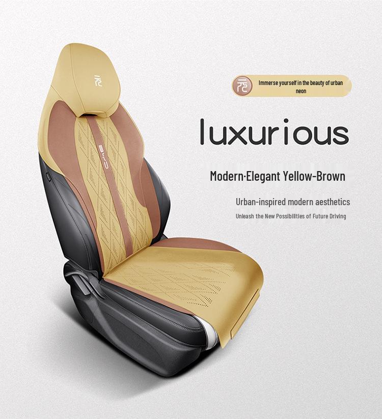 BYD Yuan PLUS Half-Pack Car Seat Cushion Cover - New Model