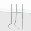 1 Set Metal Toothpick High Durability Rust-proof Stainless Steel Metal Portable Toothpick Flosser with Storage Case Set for Home