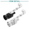 ACROPIX Turbo Whistle Muffler Car Accessories Black - Set of 2