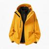 Autumn and Winter Three-in-one Outdoor Hooded Softshell Jacket, Windproof, Waterproof, Wear-resistant, Versatile Outdoor Camping Outdoor Jacket