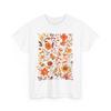 Fall Aesthetic T-Shirt | Autumn Leaves | Floral Fall Flowers Cottagecore