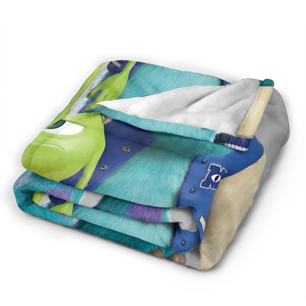 Monsters, Inc. Blankets Cartoon comedy Plush Awesome Soft Throw Blanket for Bedding Lounge Spring/Autumn